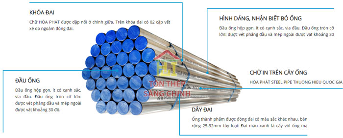 Cách nhận biết thép ống mạ kẽm hòa phát